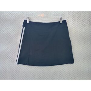 Adidas Skort Climacool Women's 4 Black Athletic 3 Stripe Golf Skirt Tennis